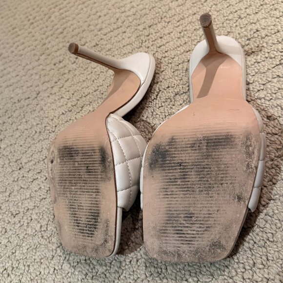 Steve Madden Signify Quilted Sandal Bone Multi - Picture 13 of 13